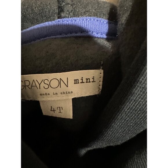 Grayson mini toddler boys hoodie size 4T NWT - Picture 3 of 4